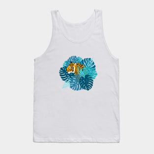 Jungle Tigers - Blue Tank Top